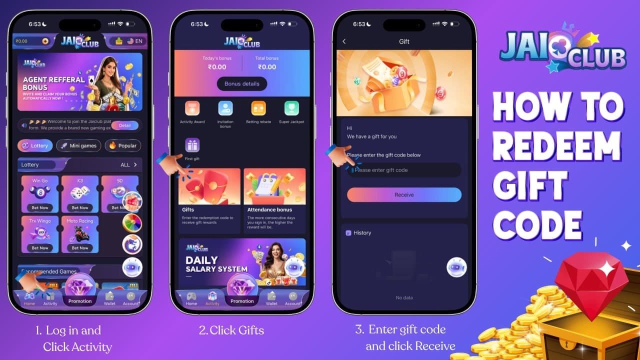 How to redeem Jai Club gift code step-by-step guide